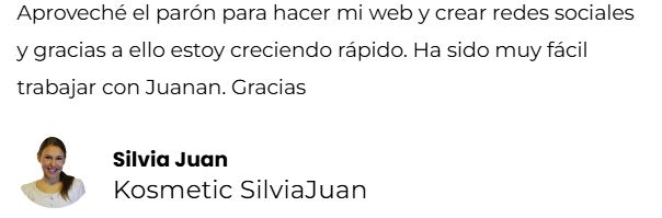 Reseña de Google de Silvia sobre ALZAT